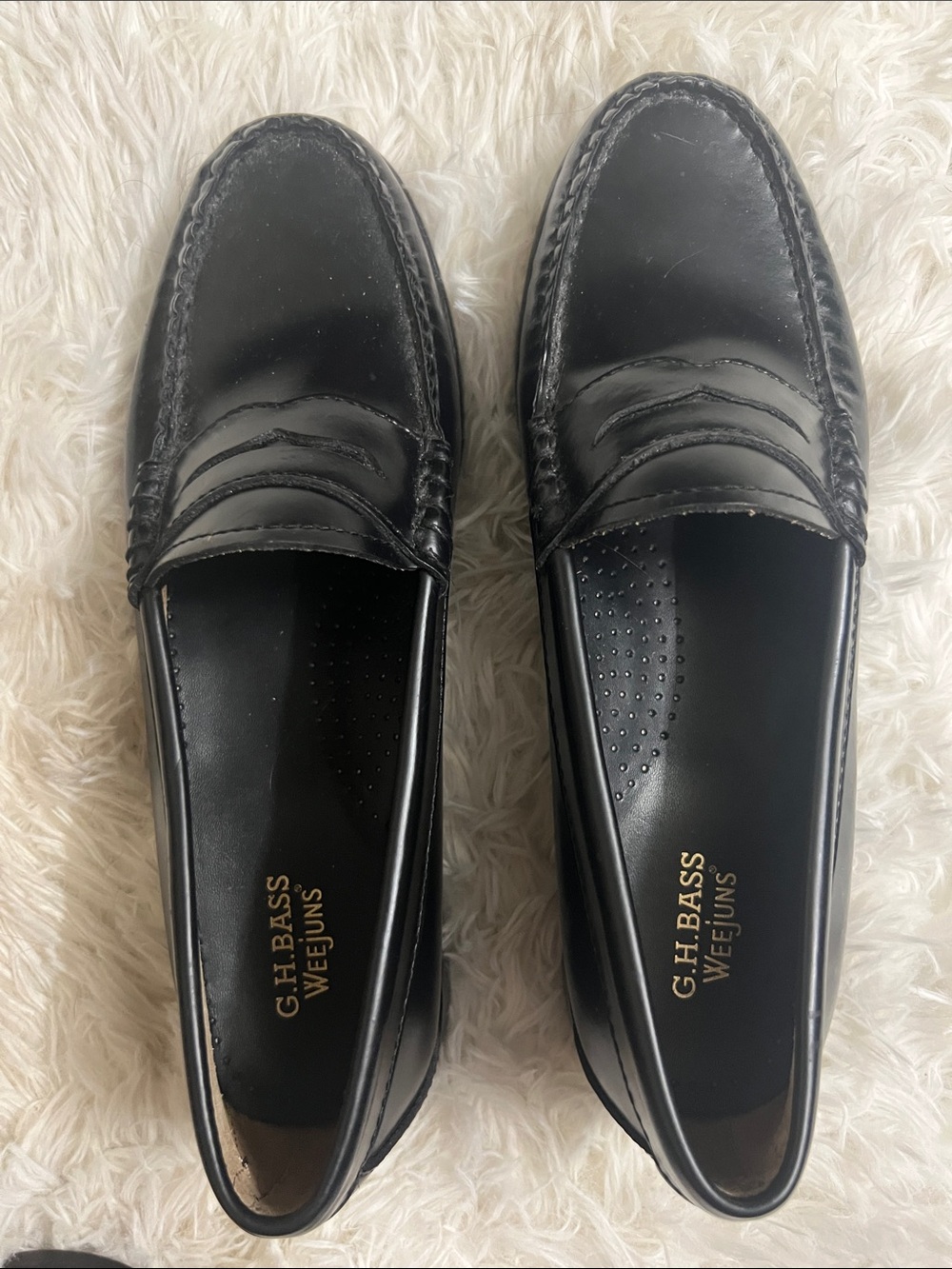 G.H. Bass & Co. Women's Black Penny Loafers